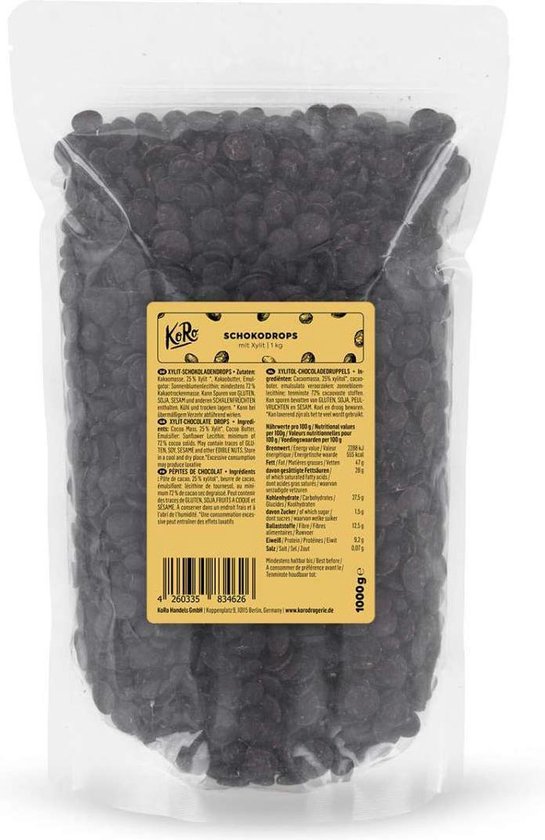 KoRo | Chocodrops au xylit 1 kg