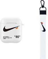 AirPods Case Air Jordan 1 with cord white - Airpods hoesje - Airpod case - Airpod hoesje  - Nike