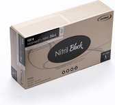 Gants mutilés taille L Nitril noir 100 pièces - Nitrile - Noir - Gloves - Gants - Sans poudre - Sans poudre