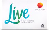 -3.00 - Live® - 30 pack - Daglenzen - BC 8.60 - Contactlenzen