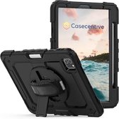 Casecentive Handstrap Pro - Hardcase met handvat - iPad Pro 12.9" 2021 / 2020 / 2018 zwart