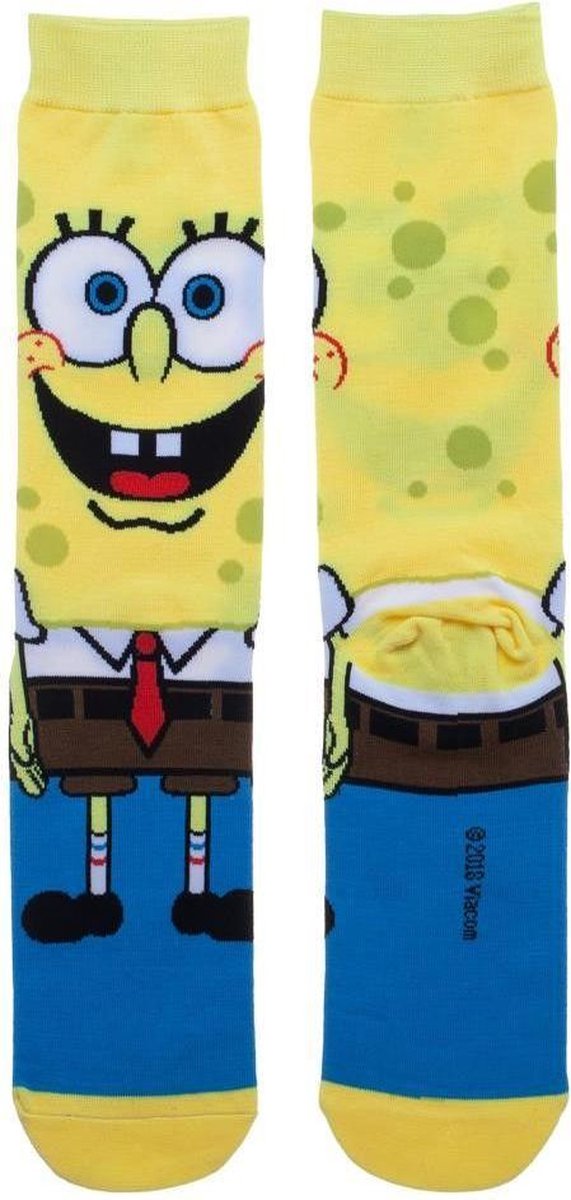 Spongebob squarepants sokken heren crew 360 - all-over print - Nickelodeon
