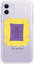 Friends telefoonhoesje Iphone 11 | Deurbel Frame | Transparant | Friends TV-Show Merchandise