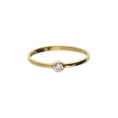Glow 214.1003 Ring Goud CZ - maat 58