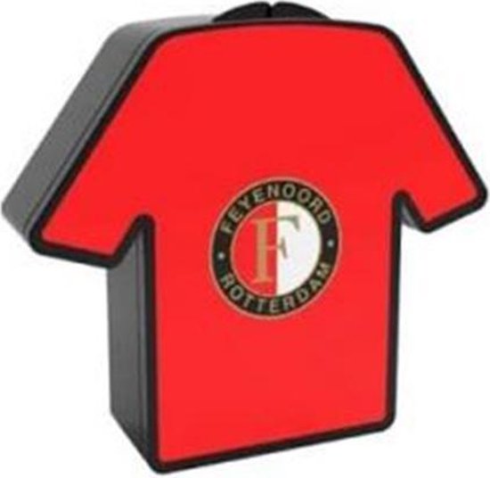 Lunch box Feyenoord - Zwart / Rouge - Plastique - 20 x 19 x 6 cm
