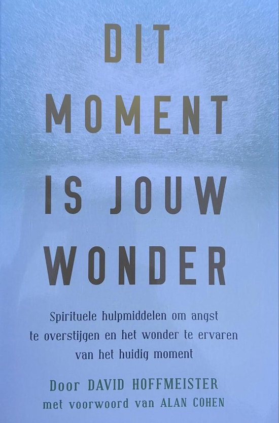Dit moment is jouw wonder - cover