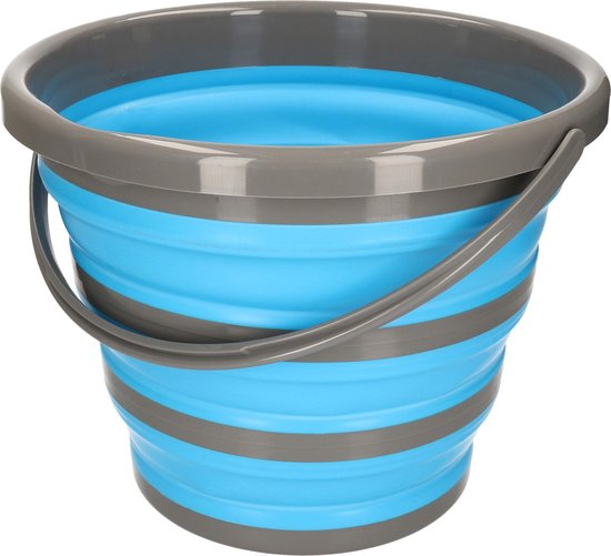 Maximex Seau Pliable, Peu encombrant, Seau Pliable avec Filtre verseur