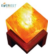 EverRest The Cube 2.5 KG – Zoutlamp Himalayazout – Zoutlamp Nachtlampje – Zoutlamp – Zoutlampen