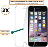 Fooniq Transparant Screenprotector 2x - Geschikt Voor Apple iPhone 6/6S/7/8/SE 2020