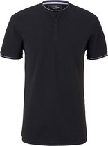 Tom Tailor Denim Korte mouw T-shirt - 1025580 Zwart (Maat: XL)