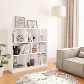 Boekenkast - Decoratieve - Spaanplaat - Woonkamer - Hal - Slaapkamer - Modern - Hoogglans wit - Nieuwste Collectie