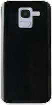 - ADEL Siliconen Back Cover Softcase Hoesje Geschikt voor Samsung Galaxy J6 Plus (2018) - Doorzichtig Transparant