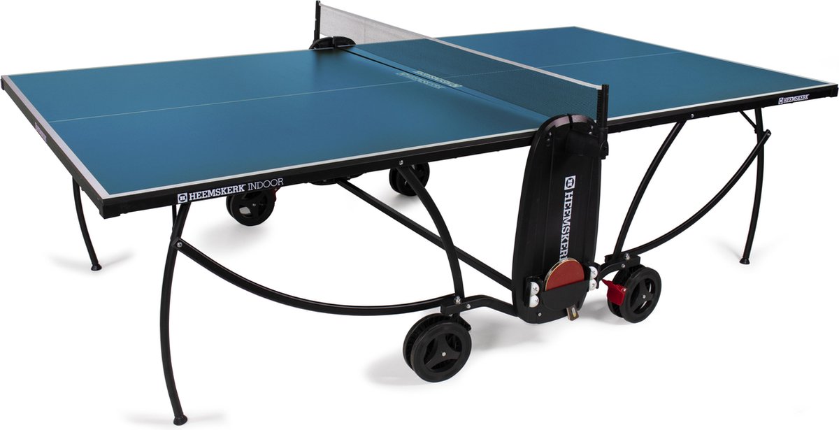 Table de ping-pong Heemskerk 1850 – Blauw – Indoor – Incl. rapporter |  bol.com