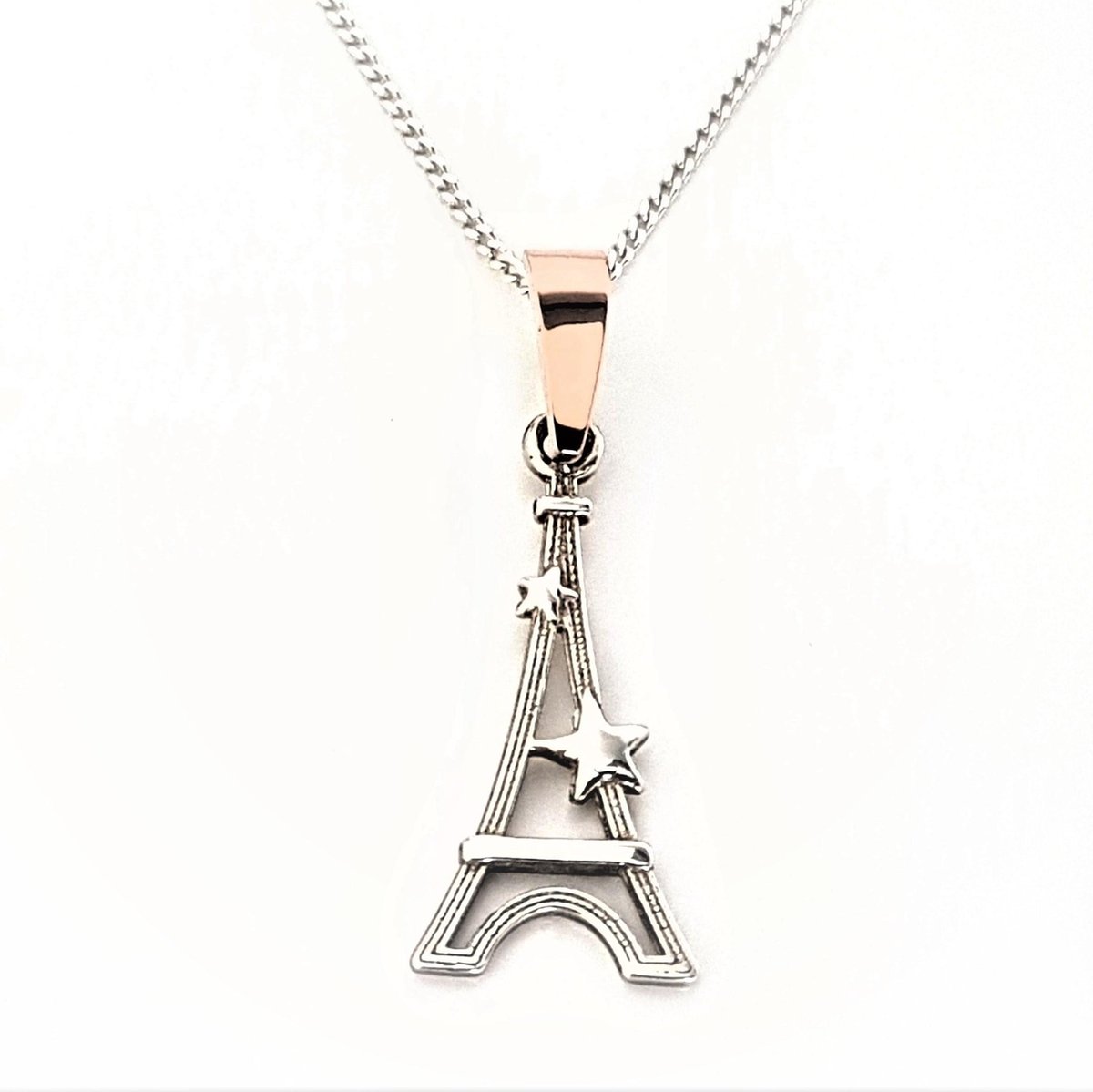 Marutii zilveren ketting met hanger Eiffeltoren