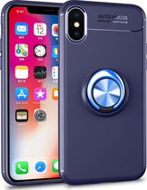 lenuo Shockproof TPU Case voor iPhone XS Max, met onzichtbare houder