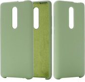 Effen kleur Vloeibare siliconen valbestendige beschermhoes voor Geschikt voor Xiaomi Redmi K20 / K20 Pro / Mi 9T / Mi 9T Pro (groen)