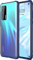 Voor Huawei P40 Magic Armor TPU + PC Combinatie Case (Navy Blue)