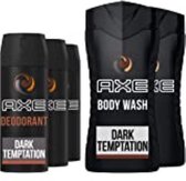 AXE Dark Temptation Deo Spray & Douchegel MIX - 3 Deo + 2 Douchegel - Voordeelverpakking