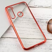 Voor Xiaomi Redmi Note 8 transparant TPU anti-drop en waterdichte mobiele telefoon beschermhoes (rood)