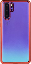 Voor Huawei P30 Pro Electroplating TPU beschermhoes (rood)