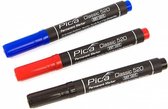 Pica 520/41 Permanent Marker - Rond - Blauw - 1-4mm