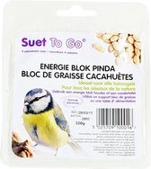 Suet to go energie blok pinda - 10x10 cm 320 gr - 1 stuks