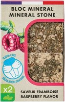 Zolux eden mineraalsteen knaagdier framboos - 5x4x3 cm - 1 stuks