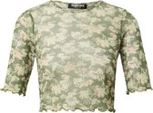 Fashion Union shirt drew Olijfgroen-6 (Xs)