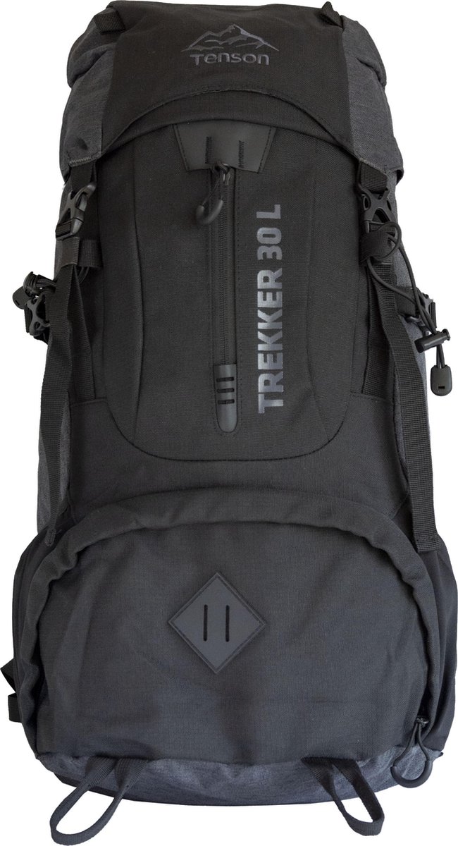 Tenson Trekker 30 L - Rugzak - Unisex - Zwart - Maat One Size