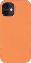 BMAX Siliconen hard case hoesje geschikt voor iPhone 12 Mini / Hard Cover / Beschermhoesje / Telefoonhoesje / Hard case / Telefoonbescherming - Oranje