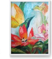 SissBizz | Premium Poster Bloemen | Wilde Bloemen | Unframed A3 (29,7x42cm)| Wanddecoratie