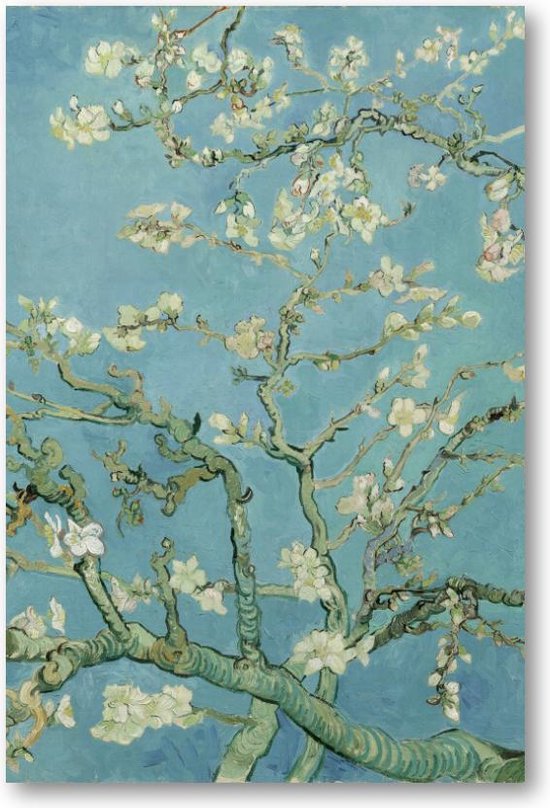 Amandelbloesem - Vincent van Gogh - 60x90 Canvas Staand - Meesterwerken - Natuur - Bloemen - Vincent van Gogh