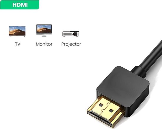 HDMI kabel 20 meter 4K - HDMI naar HDMI - 2.0 versie - High Speed - HDMI Male naar HDMI Male - Merkloos