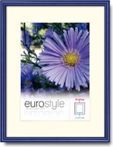 DFS Kunststof Fotolijst Decor Es Metalic Blauw 21x29.7 cm