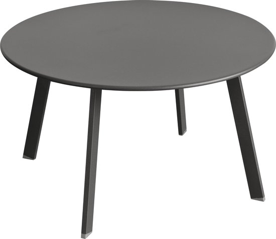 Hesperide Saona Table d'appoint ronde Graphite - Grijs - Dia 70 cm - Table  d'appoint... | bol