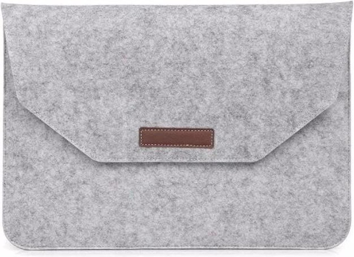 Sleeve voor MacBook Air 13 inch - Grijs / Sleeve / Hoes / Tas / Laptop
