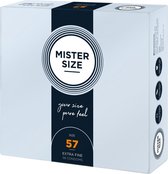Mister Size - MISTER.SIZE 57 mm Condooms 36 stuks - Glijmiddel - Condooms - Vibrator - Penis - Buttplug - Sexy - Tril ei - Erotische - Man - Vrouw - Heren - Dames