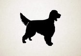 Silhouette hond - Gordon Setter - Gordon Setter - L - 75x86cm - Zwart - wanddecoratie