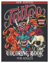 Tattoo Midnight Edition Coloring Book for Adults