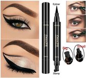 Eye potlood Stempel-Eyeliner-Make-Up - Eyeliner Potlood Cosmetische-Matte Waterproof Eyeliner- Zwart-Cmaadu