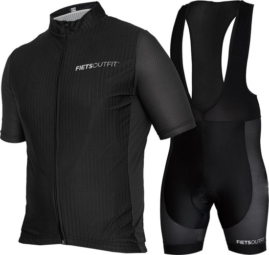 FIETSOUTFIT® Fietskleding heren shirt en broek met zeem - mountainbike  kleding setje -... | bol.com
