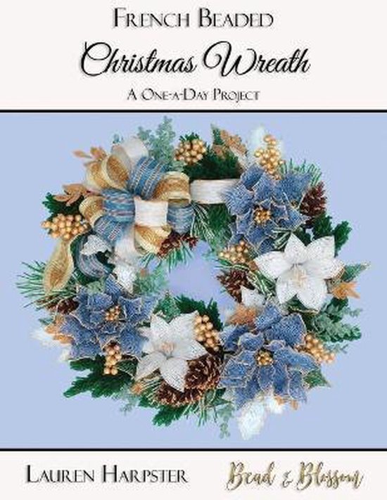 French Beaded Christmas Wreath - cover