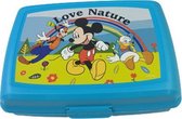 Mickey Mouse broodtrommel - Lichtblauw - Kunststof - 1.3 Liter