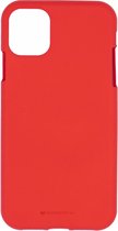 Hoesje geschikt voor Apple iPhone 12 Mini - Soft Feeling Case - Back Cover - Rood