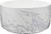 Cosy en Trendy Marble - Bowl - Grijs - 1,9L - D20xh9.5cm - Porselein - (set van 2)