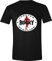 Rocky Italian Stallion Black T-Shirt - XXL