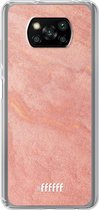 6F hoesje - geschikt voor Xiaomi Poco X3 Pro -  Transparant TPU Case - Sandy Pink #ffffff