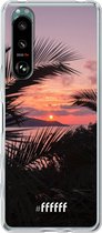 6F hoesje - geschikt voor Sony Xperia 5 III -  Transparant TPU Case - Pretty Sunset #ffffff