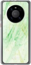 6F hoesje - geschikt voor Huawei P40 Pro -  Transparant TPU Case - Pistachio Marble #ffffff