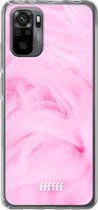 6F hoesje - geschikt voor Xiaomi Redmi Note 10 Pro -  Transparant TPU Case - Cotton Candy #ffffff